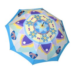 Langschirm mit durchgängigem Allover-Digitaldruck in kräftigen Farben