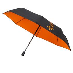 Double-Layer Taschenschirm mit doppelter Stofflage und Siebdruck-Logo aussen