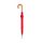 Roter Langschirm mit Holzgriff