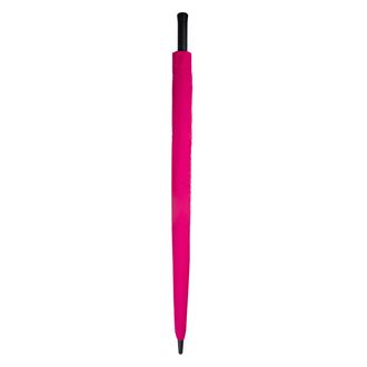 Golf Pro Avient Pinker Golfschirm mit Hülle, geschlossen fotografiert