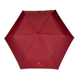 Logo im Siebdruckverfahren Offener roter Taschenschirm Knirps AS.050 mit Logo im Siebdruckverfahren