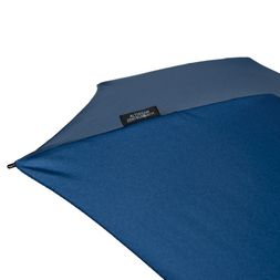 Logo auf Woven Label Taschenschirm Knirps AS.050 mit Logo auf Woven Label