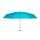 Offener Knirps Taschenschirm in Aqua Blau mit rundem Griff